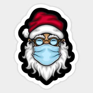 Santa Claus in Quarantine Sticker